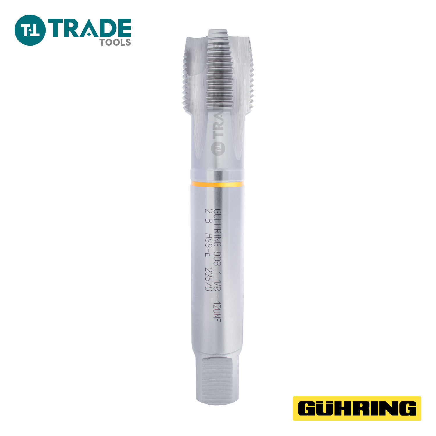 Macho para Maquina Recto Anillo Amarillo UNF Art.908 | Trade Tools Cía