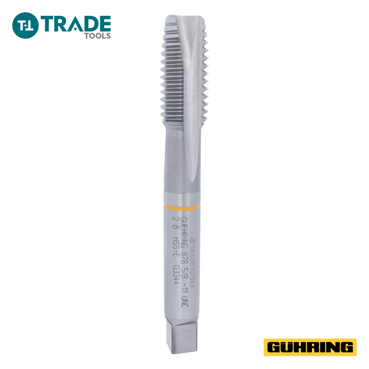 Macho P/Máquina Recto Anillo Amarillo UNC HSS-E Art.878 | Trade Tools Cía